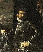 Ludovico Carracci Portrait of Carlo Alberto Rati Opizzoni in Armour Sweden oil painting artist